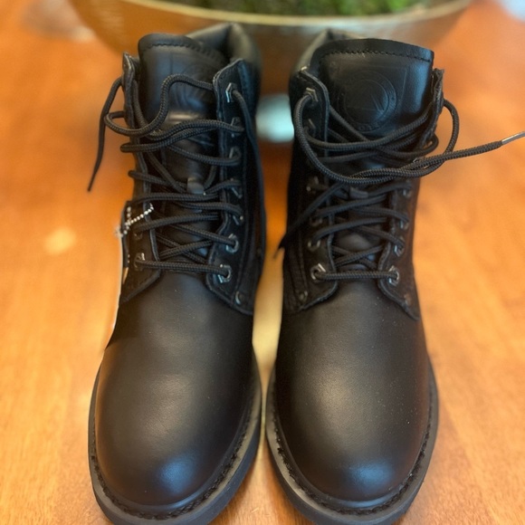 Amazone Leather Work Boots Ladies Size 9.5 NWT Durable Oil/Slip Resistant Comfor - Picture 9 of 12